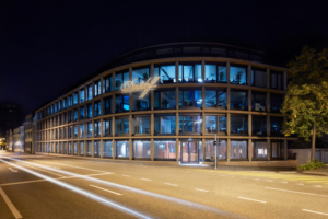 Maison Davidoff Facade by Night