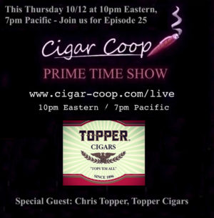 Announcement: Prime Time Show Episode 25: 10/12/17 10pm Eastern, 7pm Pacific