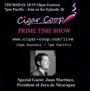 Announcement: Prime Time Show Episode 26: 10/19/17 10pm Eastern, 7pm Pacific