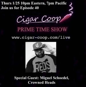 Announcement: Prime Time Show Episode 40 1/25/18 10pm Eastern, 7pm Pacific