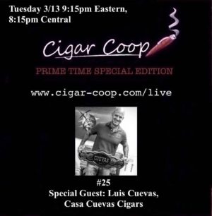 Announcement: Prime Time Special Edition #25 Tuesday 3/13 9:15pm Eastern, 8:15pm Central