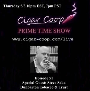Announcement: Prime Time Show Episode 51 – Steve Saka 5/3 10pm EST, 7pm PST