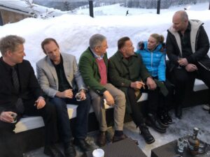 2019-Kitz-Arnold-and-Patrick Schwarzenegger-Daniel Marshall-Richard Hauser-Heather Milligan-Franz Weber