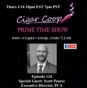 Announcement: Prime Time Episode 124 – Scott Pearce, Premium Cigar Association