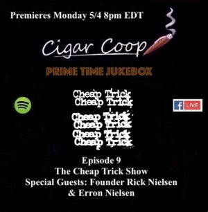 Announcement: Prime Time Jukebox Episode 9 – The Cheap Trick Show with Rick Nielsen and Erron Nielsen