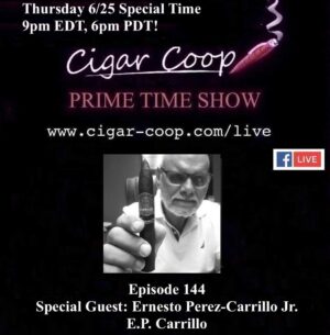 Announcement: Prime Time Episode 144 – Ernesto Perez-Carrillo Jr, E.P. Carrillo