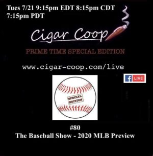 Announcement: Prime Time Special Edition 80 – The Baseball Show: 2020 MLB Preview