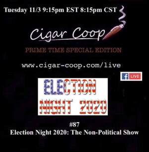 Announcement: Prime Time Special Edition 87 – Election Night 2020: The Non-Political Show