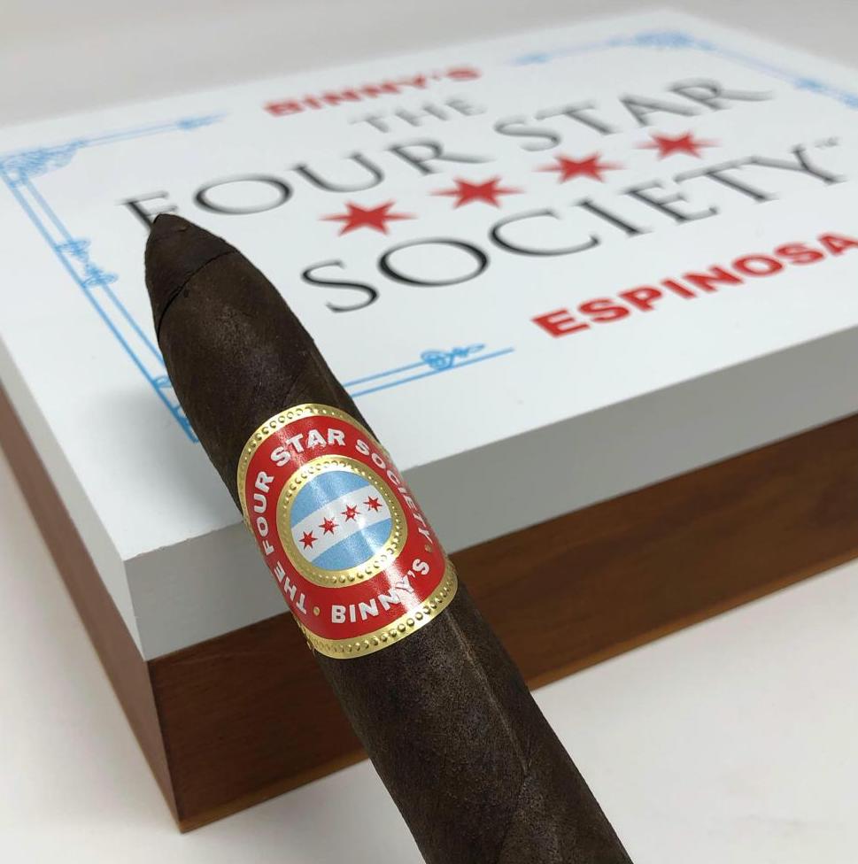 Cigar News: Espinosa Saggio Announced as Next Binny's Four Star Society  Release - Cigar Coop