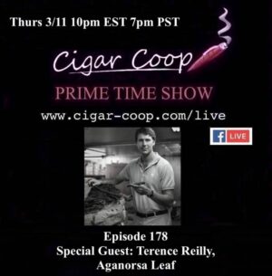 Announcement: Prime Time Episode 178 – Terence Reilly, Aganorsa Leaf