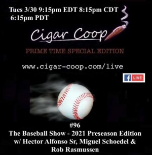 Announcement: Prime Time Special Edition 96 – The Baseball Show: 2021 Preseason Edition