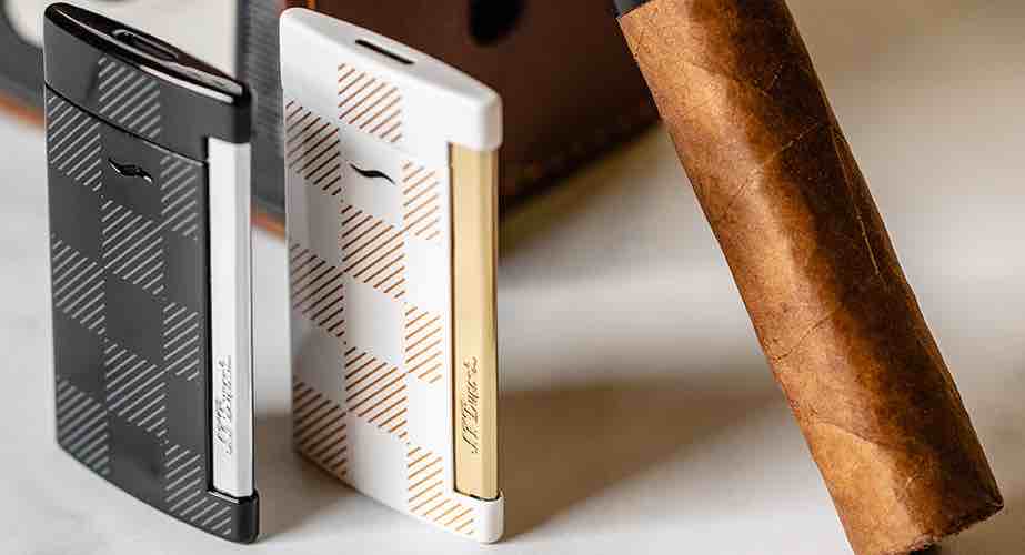 Cigar News: S.T. Dupont Announces Slim 7 Black-Checkered and White