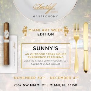 Cigar News: Davidoff Gastronomy Series Returns During Miami Art week