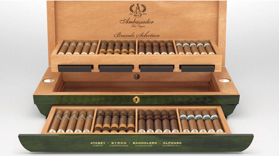 Ambassador Fine Cigars 25th Anniversary Humidor