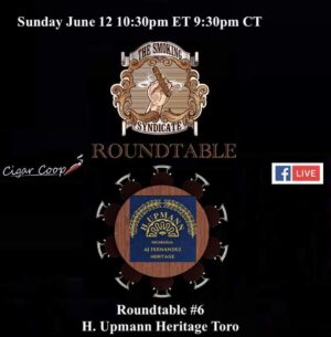 Announcement: The Smoking Syndicate Roundtable 6 – H. Upmann Nicaragua AJ Fernandez Heritage Toro