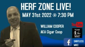 The Blog: Will Cooper Guests on Herf Zone Live with Shirtless Mike