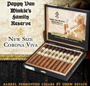 Cigar News: Drew Estate Announces Pappy Van Winkle Barrel Fermented Corona Viva