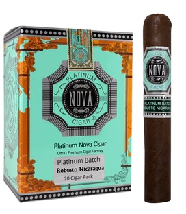 Cigar News: Platinum Nova Batch Robusto Nicaragua Launched at PCA 2022