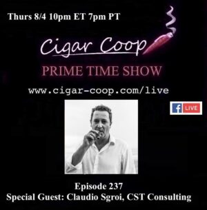 Announcement Prime Time Episode 237 – Claudio Sgroi, CST Consulting