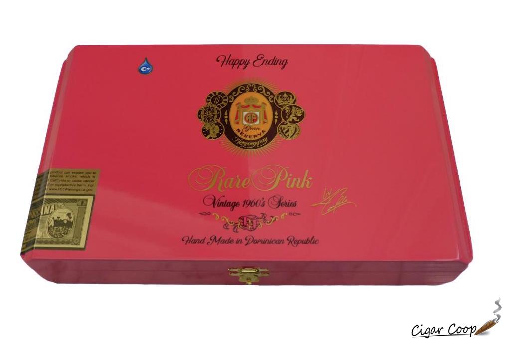 Arturo Fuente Rare Pink Vintage 1960's Happy Ending-Box