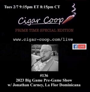 Announcement: Prime Time Special Edition 136: 2023 Big Game Pre-Game Show w/ Jonathan Carney, La Flor Dominicana