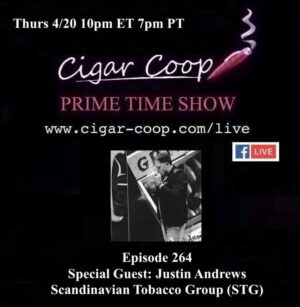 Announcement: Prime Time Episode 264: Justin Andrews, Scandinavian Tobacco Group