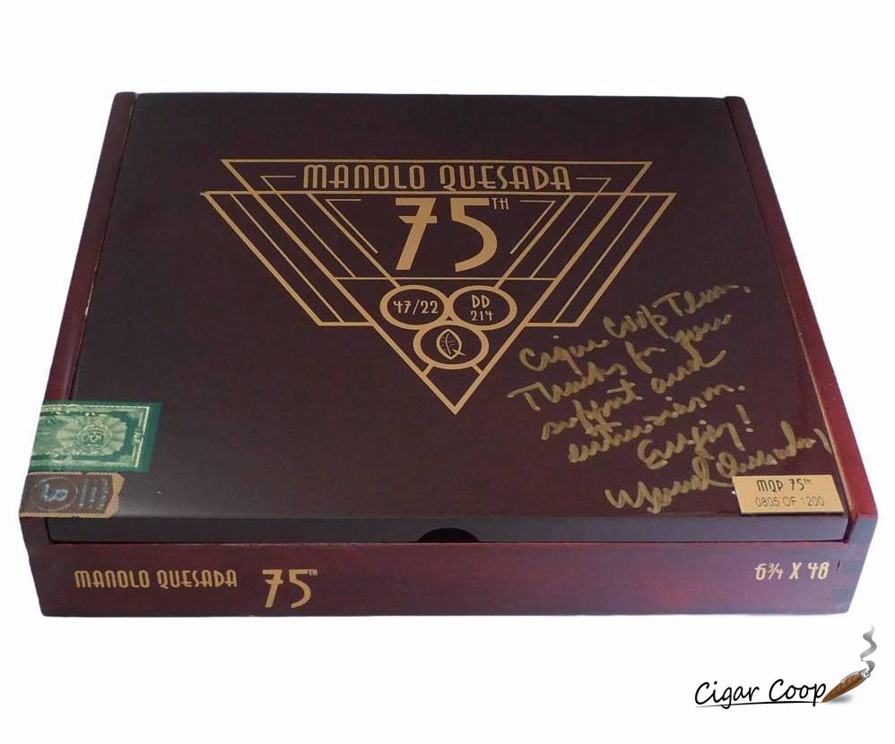 Manolo Quesada 75th Anniversary by Quesada Cigars-Closed Box