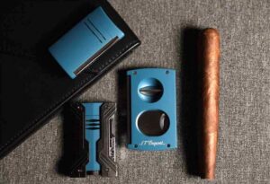 Cigar News: S.T. Dupont Petrol Blue Collection Launched at PCA 2023