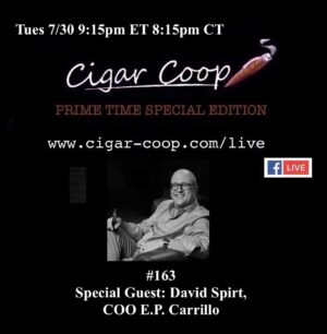 Announcement: Prime Time Special Edition 163: David Spirt, E.P. Carrillo