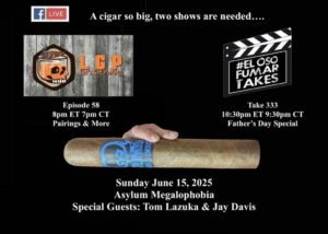 Let’s Get Pairing Episode 58 / El Oso Fumar Takes Take 333 – The Asylum Megalophobia Podcast Father’s Day Special Let’s Get Pairing Episode 58 / El Oso Fumar Takes Take 333 – The Asylum Megalophobia Podcast Father’s Day Special